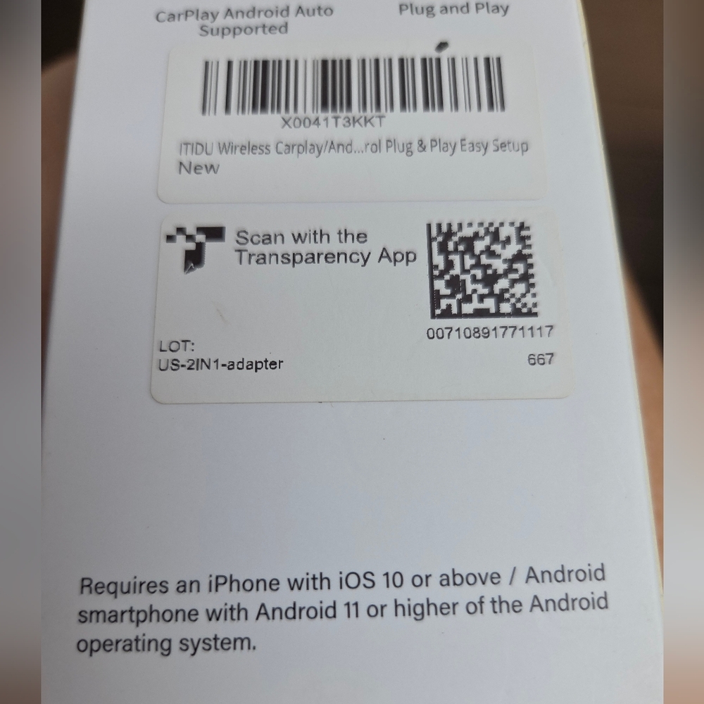 Wireless Adapter For Carplay / Android Auto - Picture 3 of 3